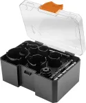 NEO TOOLS Otwornice stalowe z ostrzem z węglika spiekanego (20, 25, 32, 38, 51, 64 mm), zestaw 11 el.