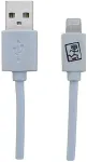 2GO USB Lade-/Datenkabel Lightning 1m wei&szlig; in PET-Box