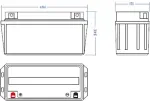 GREEN CELL AGM VRLA 12V 150Ah maintenance-free battery for camper, photovoltaics, solar panels, boats