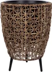 Home4you Lillepott WICKER 38x38xH54cm, pruun