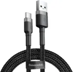 BASEUS Cafule USB Type A - Type C M/M 1m (Noir/Gris)