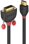Lindy HDMI an DVI-D Single Link Kabel Black Line 1m