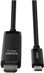 Lindy USB Typ C an HDMI 8K60 Adapterkabel 2m schwarz