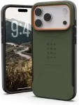 UAG Kaitse&uuml;mbris Civilian, Apple iPhone 17 Pro Max, militaarroheline/oranž, MagSafe &uuml;hilduv, Urban Armor Gear ()