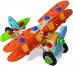 Simba-Dickie Eichhorn Constructor Biplane, construction toy 85 pieces