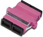 Digitus LWL Kupplung SC->SC Multimode Duplex OM4 violet