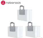 ROBOROCK Vacuum Cleaner Accessory||Disposable Dust Bag 3pcs|White|For OC0/Q70+/Q70 Max+/OC5/Q75+/Q75 Max+/Q55+/O35/S75 MaxV Ultra/S70 Pro Ultra/S80 Pro Ultra/S85 Pro Ultra/OC0-D/S80+/Q80 Max+/OC5-D/S85+/Q85 Max+/Q55 Pro+/S70 Max Ultra/S75 Max Ultra/Q ...
