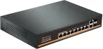 Noname PoE switch 8x Gigabit PoE+2x Gigabit UPLINK+2x SFP, 120W