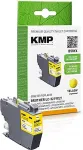 Tooner KMP Patrone Brother LC3219XLY yellow 1500 S. B58YX refilled