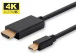 MicroConnect MDPHDMI3B-4K video cable adapter 3 m Mini DisplayPort HDMI Type A (Standard) Black