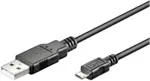 Wentronic goobay USB-kabel 30cm Sort