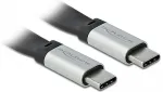 DELOCK USB 10 Gbps FPC Flachbandkabel USB Type-C&trade; zu USB Type-C&trade; 22 cm PD 3 A E-Marker