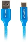 LANBERG USB-C(M)->USB-A(M)2.0 Kabel 1,0m PREMIUM QUICKCH.3.0