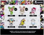 TOKIDOKI figuurid, 6 tk, 5 cm