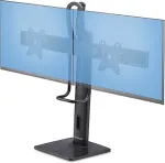 StarTech.com CROSSBAR DUAL MONITOR STAND DOUBLE 27INCH SCREENS VESA MOUNT