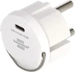 Brennenstuhl 1508110010 power plug adapter Type F Type C White