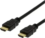 DELTACO HIGH-SPEED FLEX HDMI kaabel, 1M, 4K UHD, must