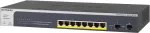 Netgear GS510TPP 10 Port Gigabit Ethernet LAN PoE Switch Smart (Netzwerk Switch Managed mit 8x PoE+ 190W, 2x 1G-SFP, Desktop oder 19 Zoll Rack-Montage)