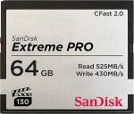 M&auml;lukaart SANDISK Extreme Pro CFast 2.0 Card 64GB 525MB/s
