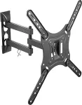DELTACO kontor, t&auml;isliikumisega kolmek&auml;iguline sein, 23 "-55", 30 kg, 75x75-400-400