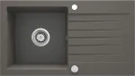 Deante 1-bowl granite sink with drainer