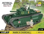 Cobi Klocki COBI Mark IV Churchill, construction toy scale 1:35
