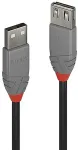 Lindy 5M USB 2.0 TYP A VERLNGERUNGSKABEL ANTHRA LINE