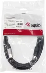 EQUIP Adapter GigaBit USB-C+A->RJ45 St/St 5.00m schwarz