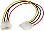 Startech .com LP4POWEXT12, Molex (4-pin), Molex (4-pin), Male/Female