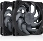 Noctua NF-A12x25 G2 PWM Sx2-PP chromax.black Fan 2-pack Sort 120 mm