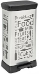 CURVER PEDAL WASTE BIN 50L /IML KITCHEN SILVER