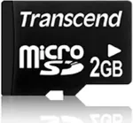 M&auml;lukaart TRANSCEND - Flash-Speicherkarte - 2GB - microSD (TS2GUSDC)