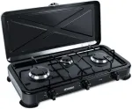 Promis KG300C 3-burner gas cooker, black