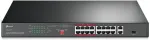 TP-Link Switch||Desktop/pedestal|16x10Base-T / 100Base-TX|PoE+ ports 16|TL-SL1218P