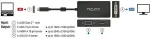 DELOCK Adapter USB-C > VGA/HDMI/DVI St/Bu schwarz