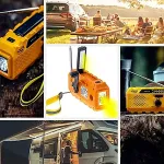 Raadio Adler | Portable radio with flashlight | AD 1197 | Alarm function