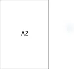 Kreska Joonistuspaber, 610 x 430mm, 170g, 20 lehte