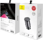 NONAME Auto laadija Baseus Grain 3.1A Black (CCALL-ML01)