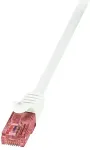 LOGILINK PrimeLine - Patch-Kabel - RJ-45 (M) - RJ-45 (M) - 50 m - UTP - CAT 6 - gepresst, glatt, halogenfrei - wei&szlig; (CQ2141U)