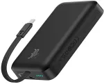 Baseus MAGSAFE MINI TYPE-C KABLOLU WIRELESS POWERBANK 10.000 MAH 30W SIYAH Lithium 10000 mAh Black