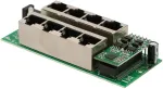 Extralink Gigabit PoE Injector 4 Portowy Active, 4 ports Gigabit 802.3at/af, Mode A
