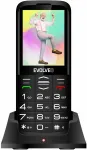 Mobiiltelefon EVOLVEO EasyPhone XO, mobile phone for seniors with charging stand (black)