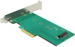 DELOCK Adapter PCIe x4 - 1 x M.2 Key M NVMe Low Profile