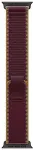 APPLE 49mm Burgundy Trail Loop - S/M - Black Titanium Finish