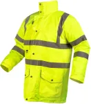 NEO TOOLS Kurtka robocza ostrzegawcza 5w1, ocieplana, ż&oacute;łta, rozmiar XXXL