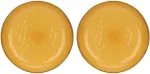 Rose&Tulipani Set of 2 Concerto Ocra Round Bowls - Yellow, 30 cm