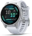 Garmin Fenix 8 - 43 mm AMOLED SteinWhite/Silber