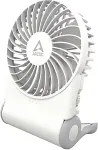 Ventilaator Arctic Summair 2Go (White) - Rechargeable Pocket Fan with Stand (74 hours of battery life and variab