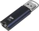 M&auml;lukaart Silicon Power USB-Stick 32GB USB3.2 M02 Blue Alu bulk