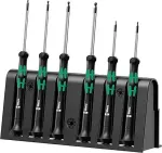 WERA Elektronik-Schraubendrehersatz + Rack 6tlg. 2052/6